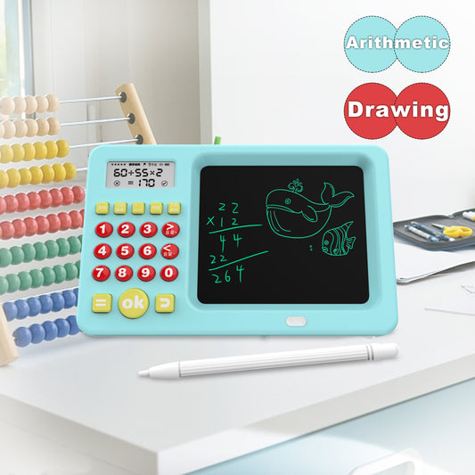 Tablette à écran LCD avec calculatrice intégrée pour enfants
