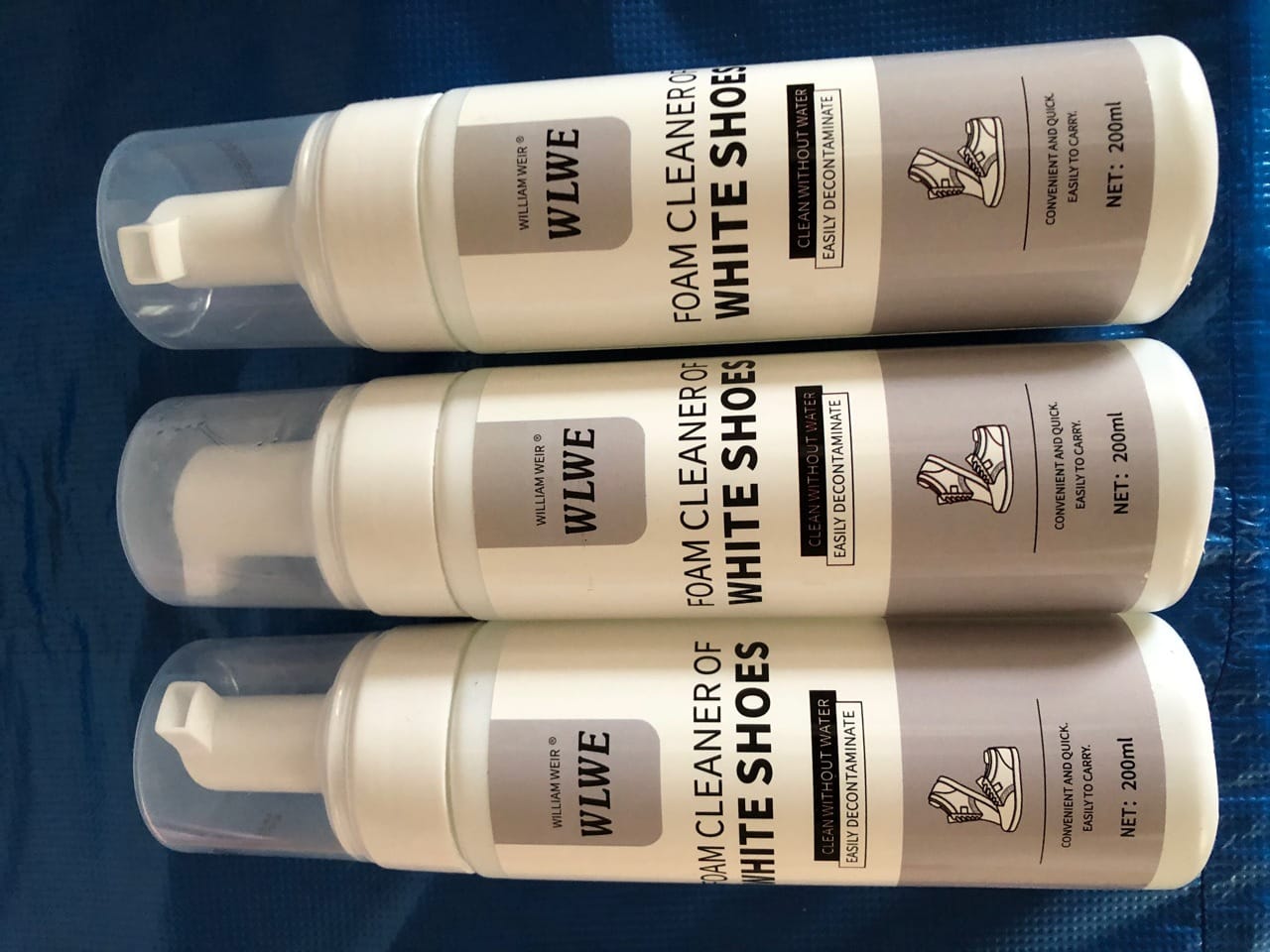 Nettoyant Mousse pour Chaussures Blanches