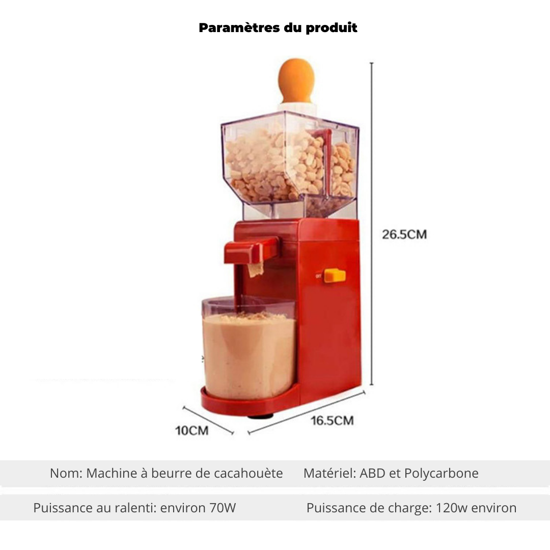 Machine électrique à beurre de cacahuète