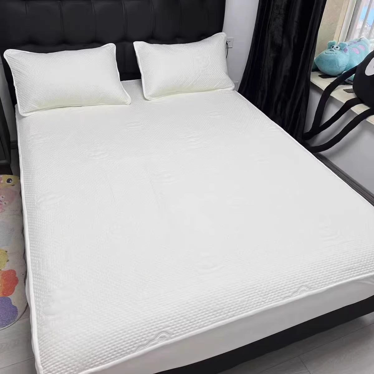 Protège-matelas imperméable premium avec taies d'oreiller
