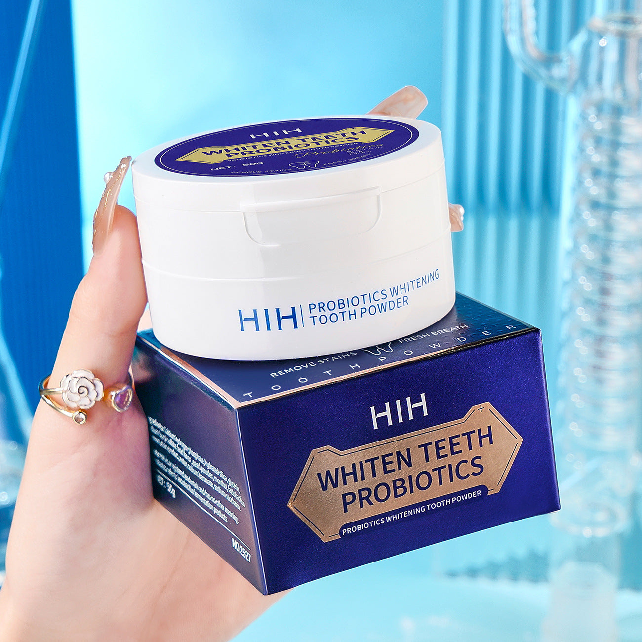 poudre blanchissante pour dents