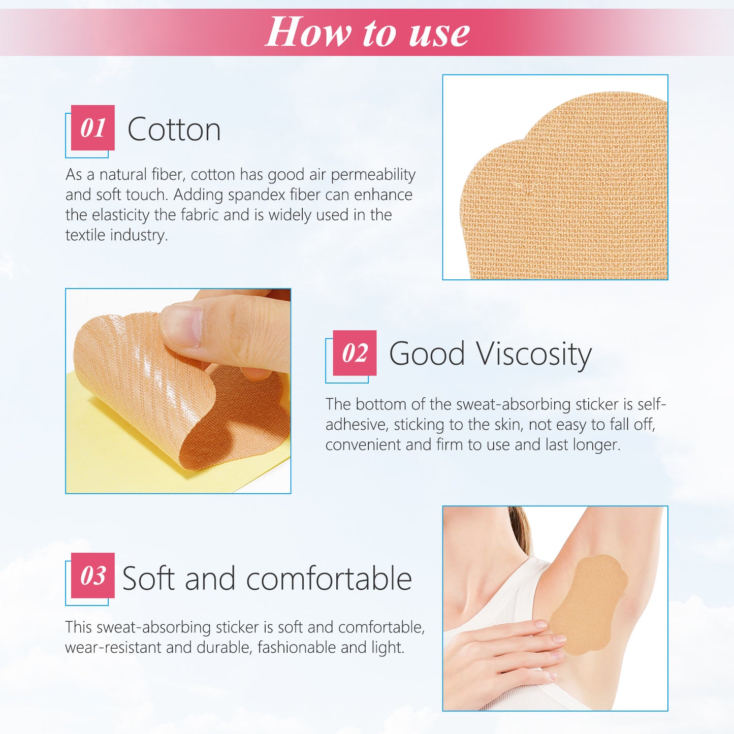 Patchs Anti-Transpiration Aisselles