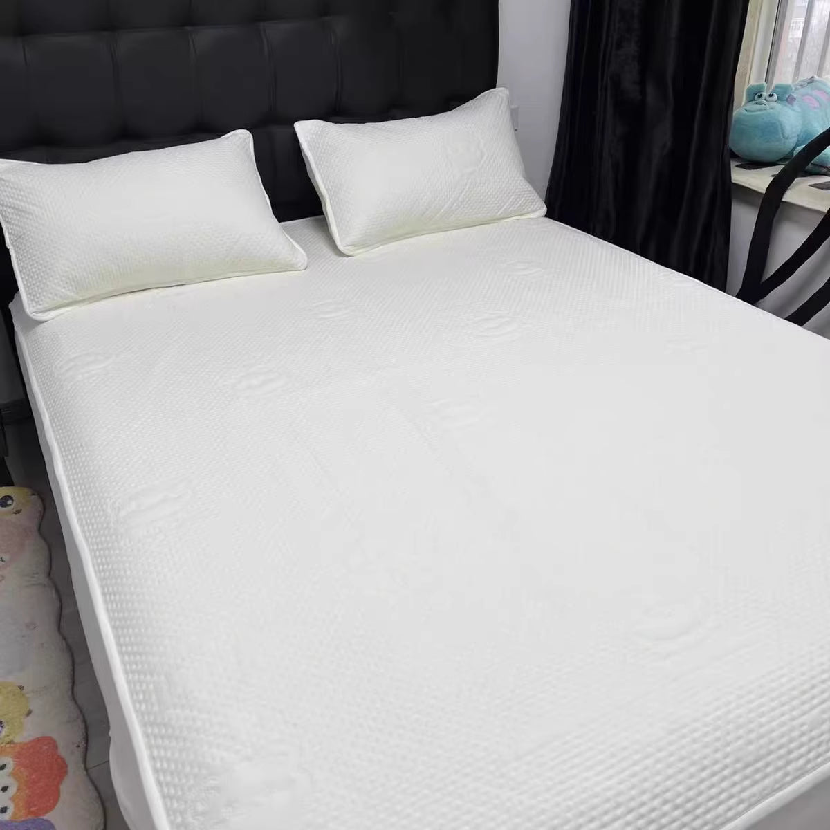 Protège-matelas imperméable premium avec taies d'oreiller