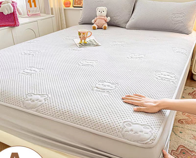 Protège-matelas imperméable premium avec taies d'oreiller