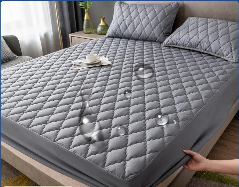 Protège-matelas imperméable premium avec taies d'oreiller