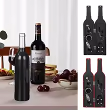 Coffret Accessoires Vin en Forme de Bouteille